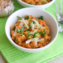 Mashed Sweet Potatoes Avocado