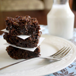 Vegan Flourless Zucchini Brownies