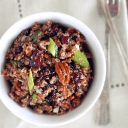 Red Quinoa & Cranberry Salad
