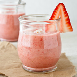 Strawberry and Coconut Milk Soup