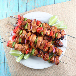 Chipotle Lime Chicken Skewers