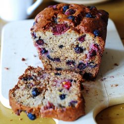 Strawberry Blueberry Banana Bread