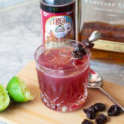 Black Cherry Sling Cocktail