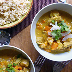Chicken, Pineapple & Coconut Curry