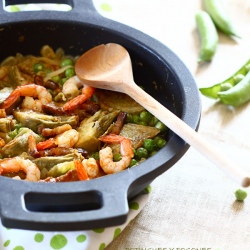 Artichokes with Prawn Casserole
