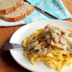 Steak with Mushroom Sauce