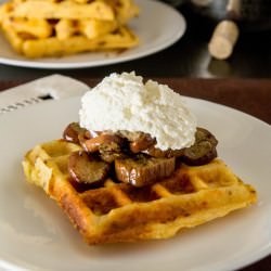 Cornmeal Sundried Tomato Waffles