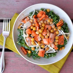 Roasted Carrot and Chickpea Salad