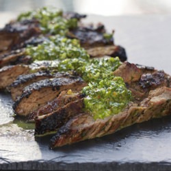 Skirt Steak with Chimichurri Sauce