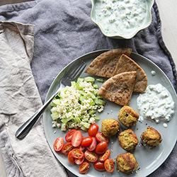 Falafel + Herbed Tzatziki