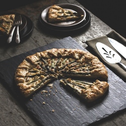 Asparagus & Greek Yoghurt Galette