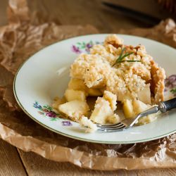 Rosemary Apple Cake