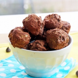 Mousse Coated Cookie Dough Balls
