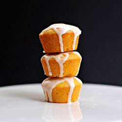 Pineapple Corn Cakes w/ Lemon Glaze