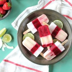 Blood Orange & Coconut Creamsicles