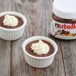 2 Ingredient Nutella Mousse