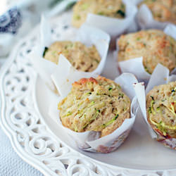 Whole Grain Zucchini Cheddar Muffin