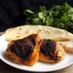 Chipotle Rubbed Chicken Thighs