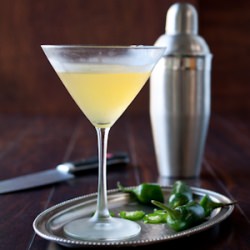 Jalapeno Peach Martini