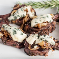 Blue Cheese Lamb Chops