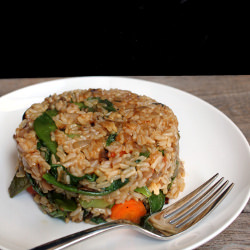 Healthy Fried Brown Rice