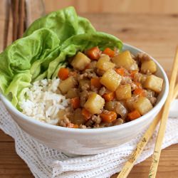 Braised Pork with Potatoes & Carrots