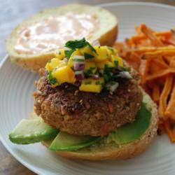 Tofu Almond Burgers