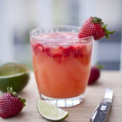 Strawberry Rhubarb Margarita