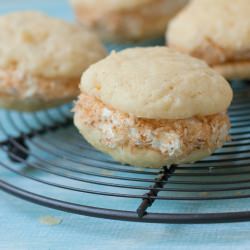 Pineapple and Coconut Whoopie Pies