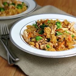 Buffalo Chicken Quinoa Salad