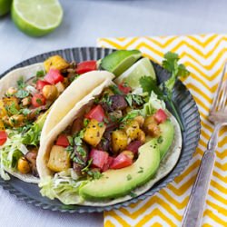 Pineapple & Portobello Tacos