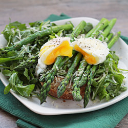 Asparagus w/ Poached Egg