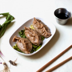 Ramp & Egg Dumplings