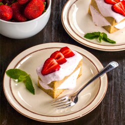 Strawberry Protein Cake Bars