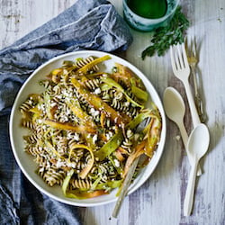Pasta with Shaved Carrots