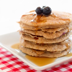 Fluffy Flax & Cinnamon Pancakes