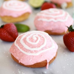 Strawberry Margarita Donuts