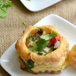 Puff Pastry Frittata Shell