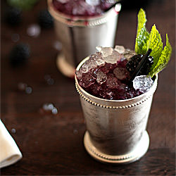 Sparkling Blackberry Mint Julep