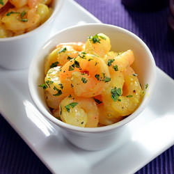 Shrimp in Pineapple Mustard Sauce