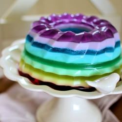 Dessert in Rainbow Colors