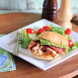 Chipolte Chicken and Bacon Sandwich