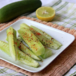 Cucumber With Pepper and Cumin