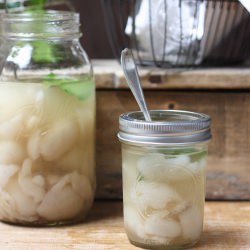 Ice Rambutan in Cinnamon Syrup