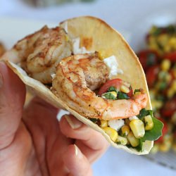 Shrimp & Corn Tacos