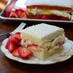 Strawberries and Cream Cake