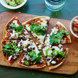 Pita Pizza With Beef