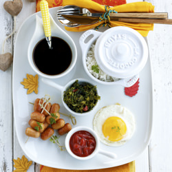 Hotdogs, Eggs and Fried Rice (Hotsilog)
