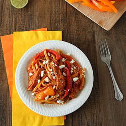 Chicken Fajita Feta-ccine