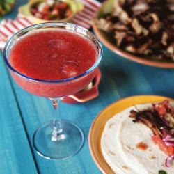 Simple Strawberry Margaritas for One